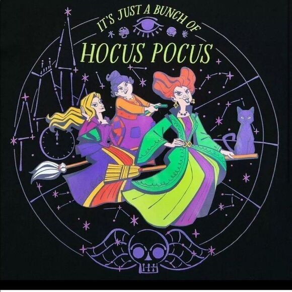 NWT Disney top | Her Universe Hocus Pocus Tie front top - Picture 2 of 4